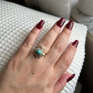 Turquoise ring size 6.5 or 7
